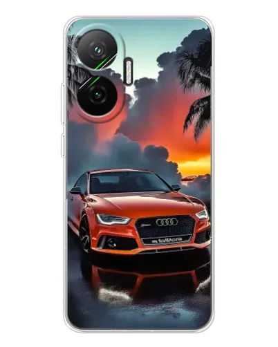 Чехол для Xiaomi POCO F7 с картинкой «Audi — закат»