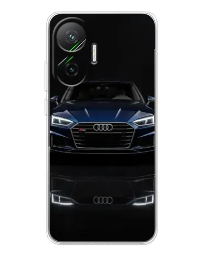 Чехол для Xiaomi POCO F7 с картинкой «Audi — ночное отражение»