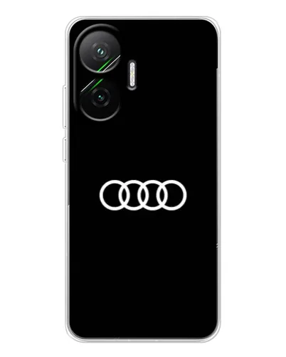 Чехол для Xiaomi POCO F7 с картинкой «Audi White Logo»