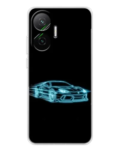 Чехол для Xiaomi POCO F7 с картинкой «Неоновый контур Lamborghini» Чехол для Xiaomi POCO F7 с картинкой «Неоновый контур Lamborghini»