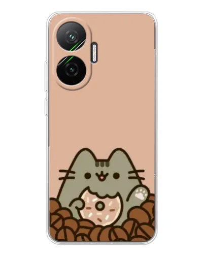 Чехол для Xiaomi POCO F7 с картинкой «Кофейный Пушин»