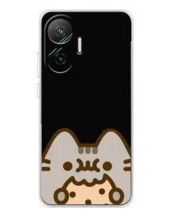 Чехол для Xiaomi POCO F7 с картинкой «Пушин на черном»