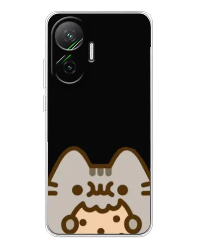 Чехол для Xiaomi POCO F7 с картинкой «Пушин на черном»