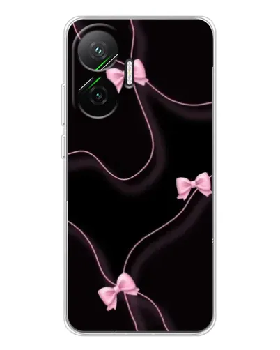 Чехол для Xiaomi POCO F7 с картинкой «Розовые ленты»