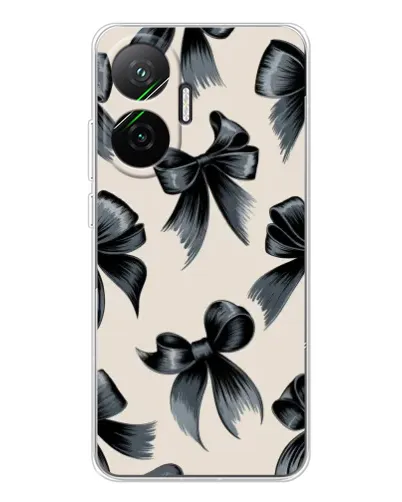 Чехол для Xiaomi POCO F7 с картинкой «Банты Coquette»