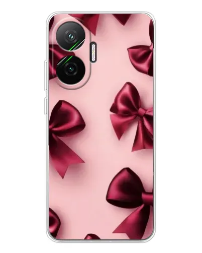 Чехол для Xiaomi POCO F7 с картинкой «Бордовый атлас»