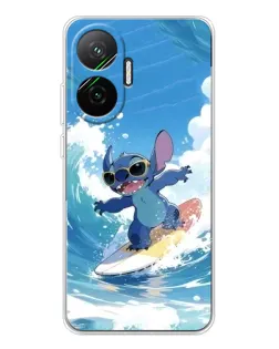 Чехол для Xiaomi POCO F7 с картинкой «Стич на волне» Чехол для Xiaomi POCO F7 с картинкой «Стич на волне»