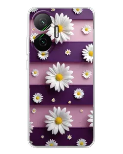 Чехол для Xiaomi POCO F7 с картинкой «Ромашки на фиолетовом» Чехол для Xiaomi POCO F7 с картинкой «Ромашки на фиолетовом»