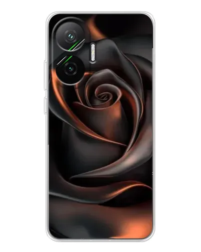 Чехол для Xiaomi POCO F7 с картинкой «Шелковая черная роза» Чехол для Xiaomi POCO F7 с картинкой «Шелковая черная роза»
