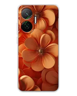 Чехол для Xiaomi POCO F7 с картинкой «Оранжевый макро цветок» Чехол для Xiaomi POCO F7 с картинкой «Оранжевый макро цветок»