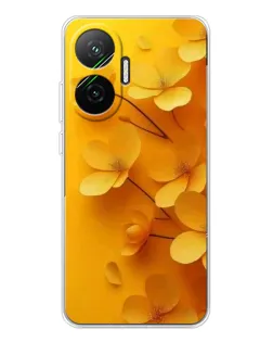 Чехол для Xiaomi POCO F7 с картинкой «Золотые лепестки» Чехол для Xiaomi POCO F7 с картинкой «Золотые лепестки»