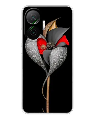Чехол для Xiaomi POCO F7 с картинкой «Серебряный фантазийный цветок» Чехол для Xiaomi POCO F7 с картинкой «Серебряный фантазийный цветок»