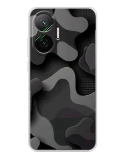 Чехол для Xiaomi POCO F7 с картинкой «Темный абстрактный камуфляж» Чехол для Xiaomi POCO F7 с картинкой «Темный абстрактный камуфляж»
