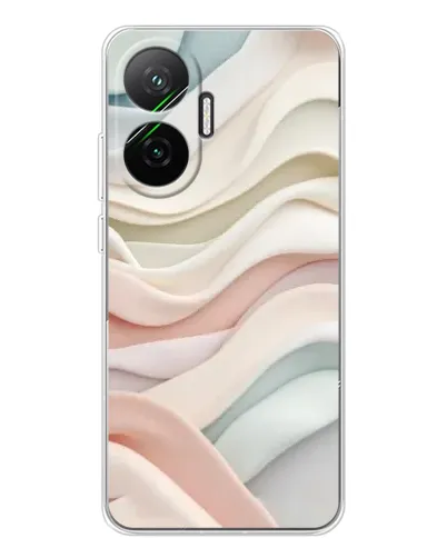Чехол для Xiaomi POCO F7 с картинкой «Пастельные нежные волны»