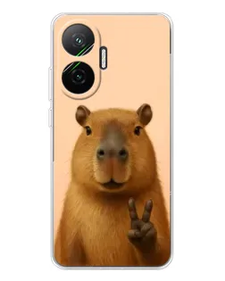 Чохол для Xiaomi POCO F7 з картинкою «Капібара вікторія» Чохол для Xiaomi POCO F7 з картинкою «Капібара вікторія»