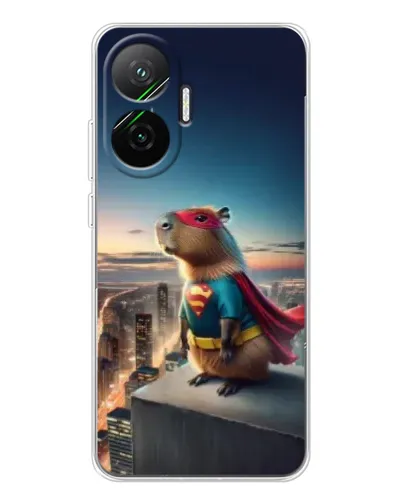 Чехол для Xiaomi POCO F7 с картинкой «Капи-мен супергерой» Чехол для Xiaomi POCO F7 с картинкой «Капи-мен супергерой»