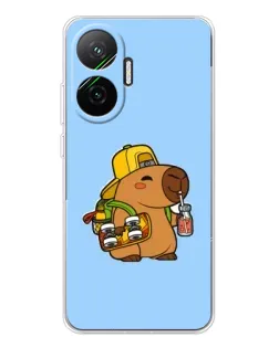 Чохол для Xiaomi POCO F7 з картинкою «Капібара на скейті» Чохол для Xiaomi POCO F7 з картинкою «Капібара на скейті»
