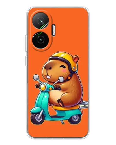 Чехол для Xiaomi POCO F7 с картинкой «Капибара на скутере» Чехол для Xiaomi POCO F7 с картинкой «Капибара на скутере»