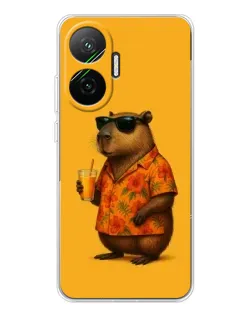 Чохол для Xiaomi POCO F7 з картинкою «Капібара на відпочинку» Чохол для Xiaomi POCO F7 з картинкою «Капібара на відпочинку»