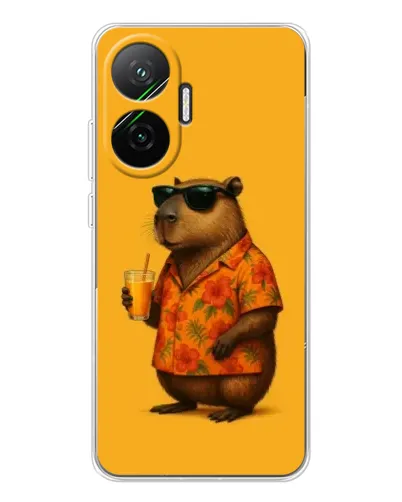 Чехол для Xiaomi POCO F7 с картинкой «Капибара на отдыхе» Чехол для Xiaomi POCO F7 с картинкой «Капибара на отдыхе»