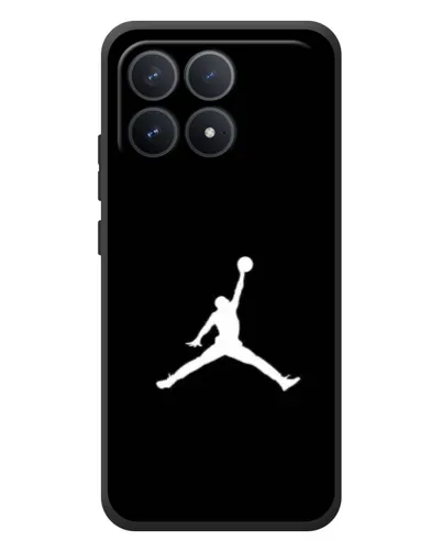 Чехол для Xiaomi Poco F8 Pro с картинкой «Jordan Silhouette»