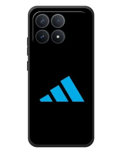 Чехол для Xiaomi Poco F8 Pro с картинкой «Adidas Cyan Logo» Чехол для Xiaomi Poco F8 Pro с картинкой «Adidas Cyan Logo»