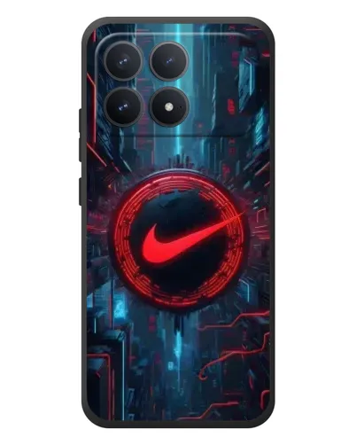 Чехол для Xiaomi Poco F8 Pro с картинкой «Техногенный стиль Nike» Чехол для Xiaomi Poco F8 Pro с картинкой «Техногенный стиль Nike»