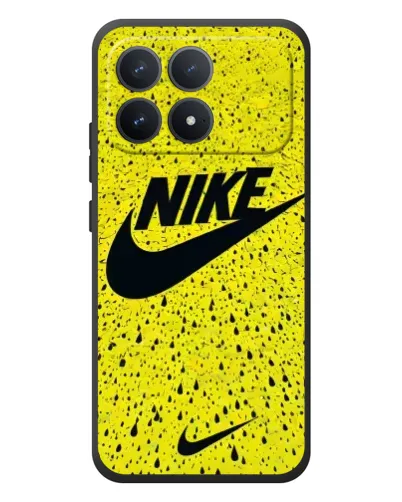 Чехол для Xiaomi Poco F8 Pro с картинкой «Желтый текстурный Nike» Чехол для Xiaomi Poco F8 Pro с картинкой «Желтый текстурный Nike»