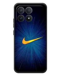 Чехол для Xiaomi Poco F8 Pro с картинкой «Синий пульс Nike»