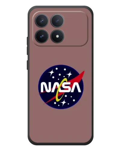 Чехол для Xiaomi Poco F8 Pro с картинкой «NASA — ретро космос»