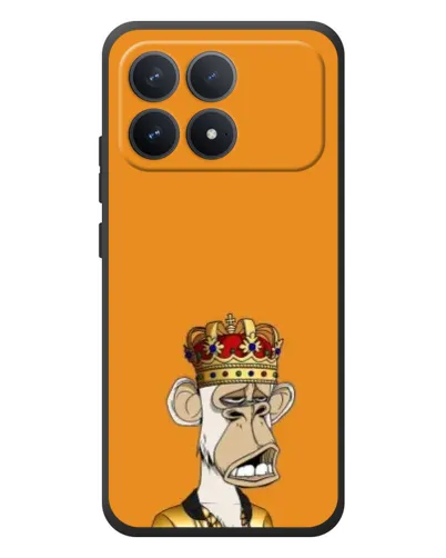 Чехол для Xiaomi Poco F8 Pro с картинкой «Золотая обезьяна Bored Ape»