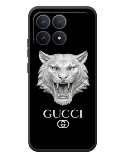 Чохол для Xiaomi Poco F8 Pro з картинкою «Gucci — срібний лев»