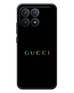 Чохол для Xiaomi Poco F8 Pro з картинкою «Gucci — неоновий мінімалізм»