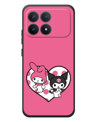 Чехол для Xiaomi Poco F8 Pro с картинкой «Kuromi и My Melody» Чехол для Xiaomi Poco F8 Pro с картинкой «Kuromi и My Melody»