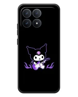 Чехол для Xiaomi Poco F8 Pro с картинкой «Электрическая Kuromi» Чехол для Xiaomi Poco F8 Pro с картинкой «Электрическая Kuromi»