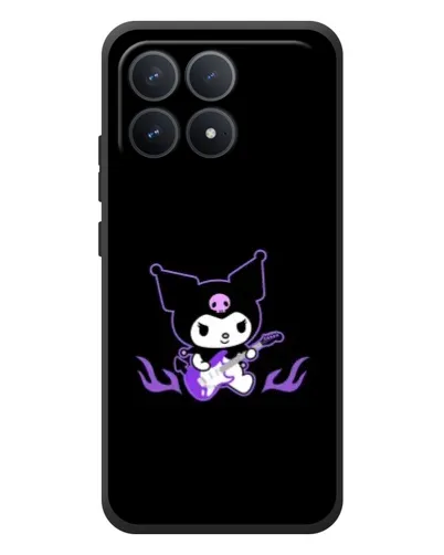 Чехол для Xiaomi Poco F8 Pro с картинкой «Электрическая Kuromi» Чехол для Xiaomi Poco F8 Pro с картинкой «Электрическая Kuromi»