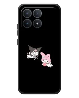 Чехол для Xiaomi Poco F8 Pro с картинкой «My Melody и Kuromi» Чехол для Xiaomi Poco F8 Pro с картинкой «My Melody и Kuromi»