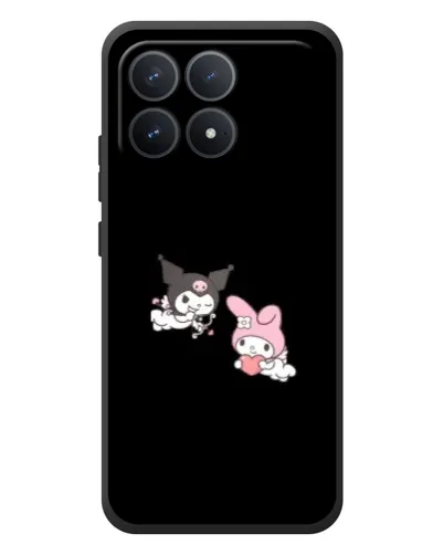 Чехол для Xiaomi Poco F8 Pro с картинкой «My Melody и Kuromi» Чехол для Xiaomi Poco F8 Pro с картинкой «My Melody и Kuromi»