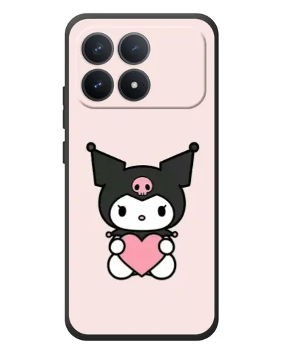 Чехол для Xiaomi Poco F8 Pro с картинкой «Kuromi и сердце» Чехол для Xiaomi Poco F8 Pro с картинкой «Kuromi и сердце»