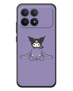 Чехол для Xiaomi Poco F8 Pro с картинкой «Kuromi на лиловом фоне» Чехол для Xiaomi Poco F8 Pro с картинкой «Kuromi на лиловом фоне»