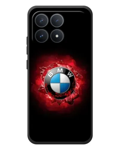 Чехол для Xiaomi Poco F8 Pro с картинкой «Логотип BMW — вспышка» Чехол для Xiaomi Poco F8 Pro с картинкой «Логотип BMW — вспышка»