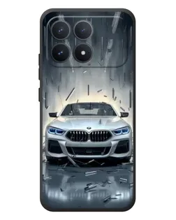 Чехол для Xiaomi Poco F8 Pro с картинкой «BMW в свете фар»