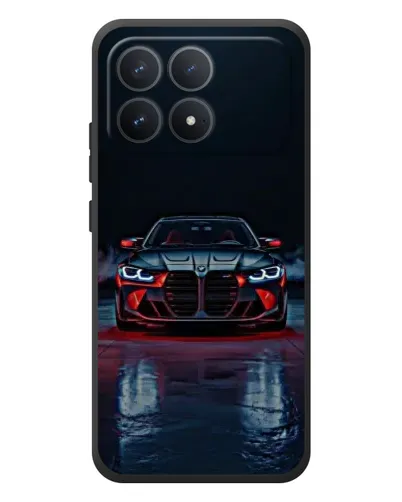 Чехол для Xiaomi Poco F8 Pro с картинкой «BMW на мокрой дороге» Чехол для Xiaomi Poco F8 Pro с картинкой «BMW на мокрой дороге»