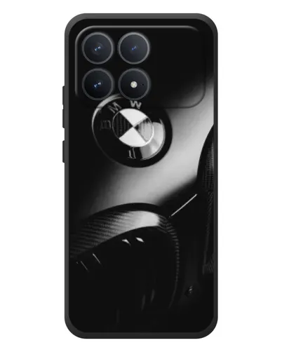 Чехол для Xiaomi Poco F8 Pro с картинкой «Эмблема BMW — макро» Чехол для Xiaomi Poco F8 Pro с картинкой «Эмблема BMW — макро»