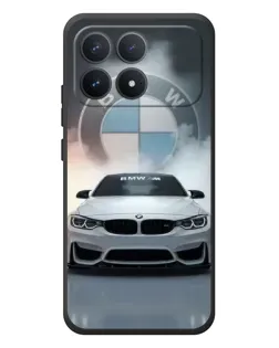 Чохол для Xiaomi Poco F8 Pro з картинкою «BMW в білому диму»