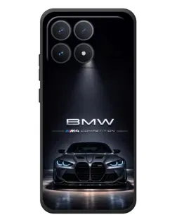 Чохол для Xiaomi Poco F8 Pro з картинкою «BMW крізь нічне місто»