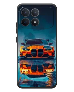 Чохол для Xiaomi Poco F8 Pro з картинкою «BMW — золота емблема»