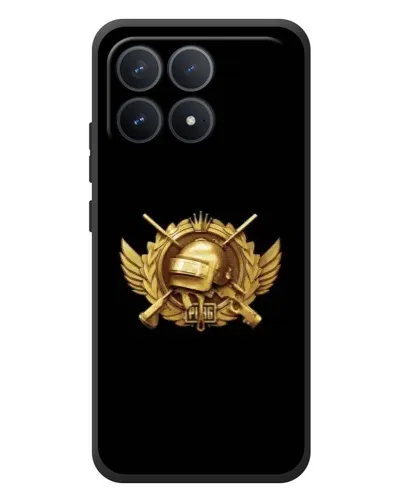 Чехол для Xiaomi Poco F8 Pro с картинкой «PUBG — оранжевый градиент» Чехол для Xiaomi Poco F8 Pro с картинкой «PUBG — оранжевый градиент»