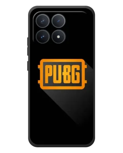 Чехол для Xiaomi Poco F8 Pro с картинкой «PUBG — рамка лого» Чехол для Xiaomi Poco F8 Pro с картинкой «PUBG — рамка лого»