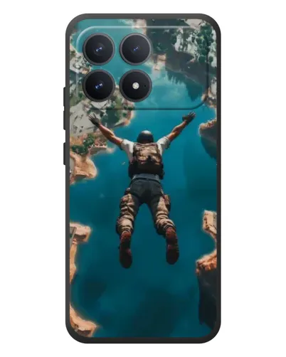 Чехол для Xiaomi Poco F8 Pro с картинкой «PUBG — свободное падение» Чехол для Xiaomi Poco F8 Pro с картинкой «PUBG — свободное падение»